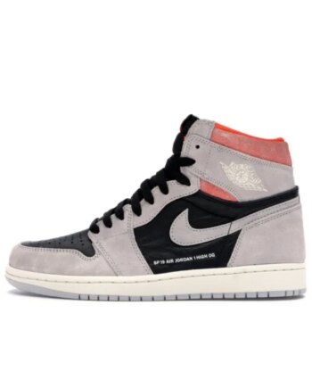 Air Jordan 1 Retro High Neutral Grey Hyper Crimson 555088-018