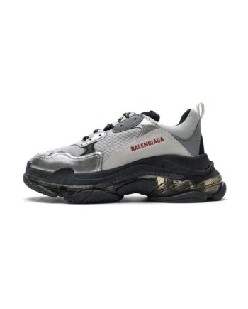 Balenciaga Triple S Black Silver 541624 W09E1 7320