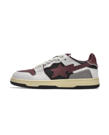 Bapesta Bape Sk8 Sta Low Red Grey 1I20-291-020